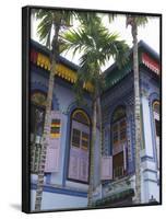 Colourfully Painted Building in Little India, Singapore, Southeast Asia-Amanda Hall-Framed Photographic Print