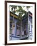 Colourfully Painted Building in Little India, Singapore, Southeast Asia-Amanda Hall-Framed Photographic Print