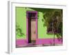 Colourfully Painted Housefronts in the Trendy District of Barrio Bellavista, Santiago, Chile-Gavin Hellier-Framed Photographic Print