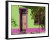 Colourfully Painted Housefronts in the Trendy District of Barrio Bellavista, Santiago, Chile-Gavin Hellier-Framed Photographic Print