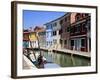 Colourfully Painted Houses Situated on Canal Banks on the Island of Burano, Located Near Venice, Ve-Kimberley Coole-Framed Photographic Print