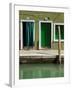 Colourfully Painted Houses Situated on Canal Banks on the Island of Burano, Located Near Venice, Ve-Kimberley Coole-Framed Photographic Print