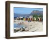 Colourfully Painted Victorian Bathing Huts in False Bay, Cape Town, South Africa, Africa-Yadid Levy-Framed Photographic Print