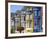 Colourfully Painted Victorian Houses in the Haight-Ashbury District of San Francisco, California, U-Gavin Hellier-Framed Photographic Print