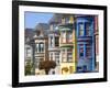 Colourfully Painted Victorian Houses in the Haight-Ashbury District of San Francisco, California, U-Gavin Hellier-Framed Photographic Print