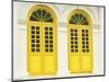 Colourfully Painted Window Shutters in Little India, Singapore, Southeast Asia-Amanda Hall-Mounted Photographic Print