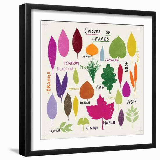 Colours of Leaves-Jenny Frean-Framed Giclee Print