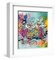 Colours of Love-Lucy Cloud-Framed Art Print