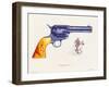 Colt 45 Calibre, 1892-J^ Pritchard-Framed Premium Giclee Print