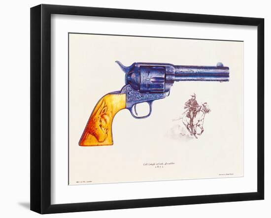 Colt 45 Calibre, 1892-J^ Pritchard-Framed Premium Giclee Print