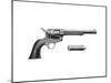 Colt Frontier Revolver, Invented by Samuel Colt (1814-6), C1890-null-Mounted Giclee Print