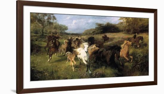 Colt Hunting in the New Forest-Lucy Kemp-Welch-Framed Giclee Print