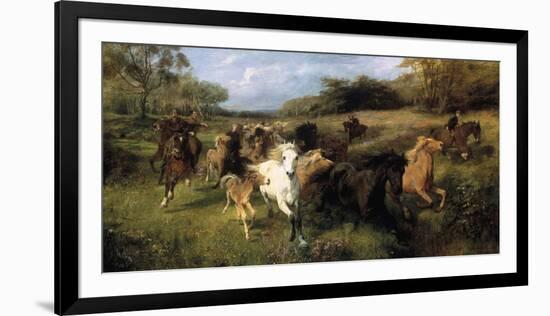 Colt Hunting in the New Forest-Lucy Kemp-Welch-Framed Giclee Print