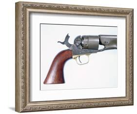 Colt's New Army Model of 1860 .44 Calibre Six-Shot Percussion Cap Revolver-American School-Framed Giclee Print