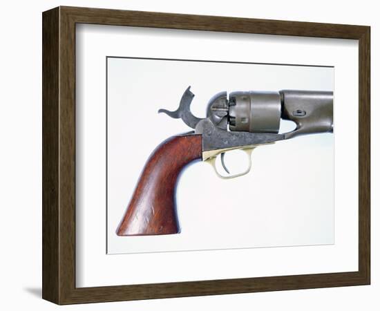 Colt's New Army Model of 1860 .44 Calibre Six-Shot Percussion Cap Revolver-American School-Framed Giclee Print