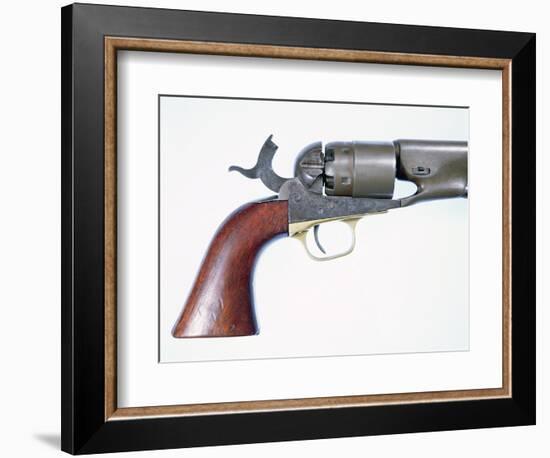 Colt's New Army Model of 1860 .44 Calibre Six-Shot Percussion Cap Revolver-American School-Framed Giclee Print