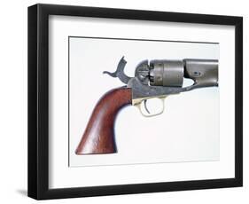 Colt's New Army Model of 1860 .44 Calibre Six-Shot Percussion Cap Revolver-American School-Framed Giclee Print