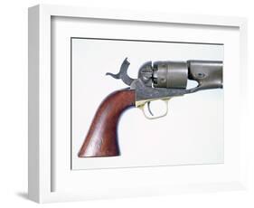 Colt's New Army Model of 1860 .44 Calibre Six-Shot Percussion Cap Revolver-American School-Framed Giclee Print