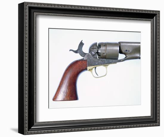 Colt's New Army Model of 1860 .44 Calibre Six-Shot Percussion Cap Revolver-American School-Framed Giclee Print