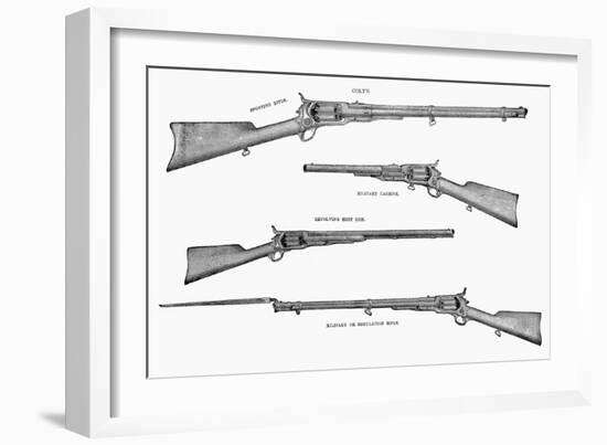 Colt Weapons, 1867-null-Framed Giclee Print