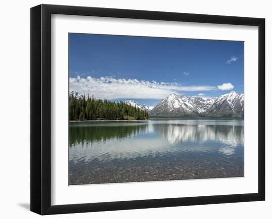 Colter Lake in Grand Teton National Park, Wyoming, North America-Michael Nolan-Framed Photographic Print