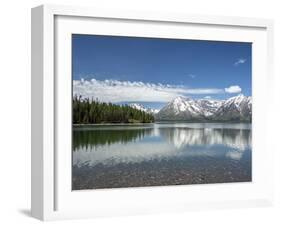 Colter Lake in Grand Teton National Park, Wyoming, North America-Michael Nolan-Framed Photographic Print