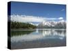 Colter Lake in Grand Teton National Park, Wyoming, North America-Michael Nolan-Stretched Canvas