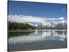 Colter Lake in Grand Teton National Park, Wyoming, North America-Michael Nolan-Stretched Canvas