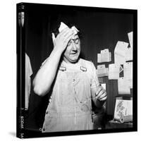 Coluche, 12 February 1975-Marcel Begoin-Stretched Canvas