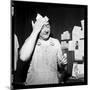 Coluche, 12 February 1975-Marcel Begoin-Mounted Photographic Print