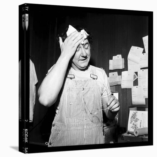Coluche, 12 February 1975-Marcel Begoin-Stretched Canvas