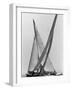 Columbia and Nefertiti During America's Cup Trial-George Silk-Framed Photographic Print