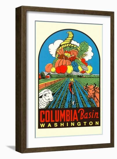 Columbia Basin Decal-null-Framed Art Print