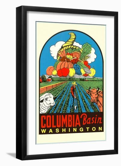 Columbia Basin Decal-null-Framed Art Print