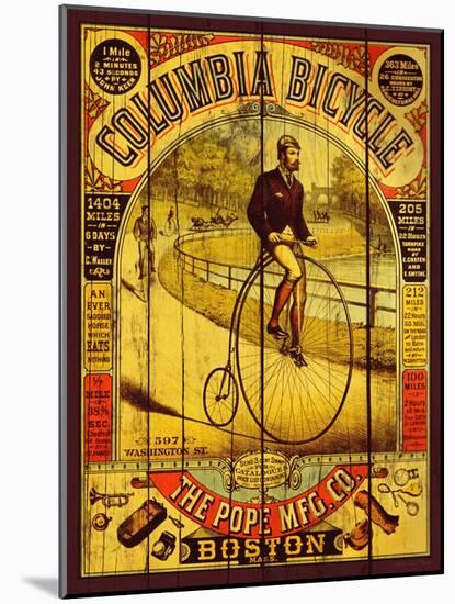 Columbia Bicycle-Kate Ward Thacker-Mounted Giclee Print