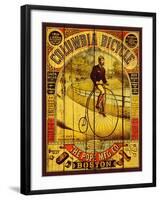 Columbia Bicycle-Kate Ward Thacker-Framed Giclee Print