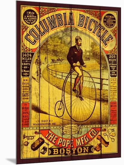 Columbia Bicycle-Kate Ward Thacker-Mounted Giclee Print