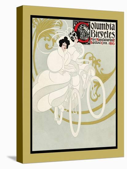 Columbia Bicycles. Pope Manufacturing Co Hartford, Conn. 1895-Will Bradley-Stretched Canvas