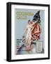 Columbia Calls Recruitment Poster-Frances Adams Halsted and V. Aderente-Framed Giclee Print