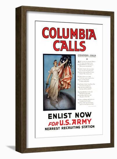 Columbia Calls-Vincent Aderente-Framed Art Print