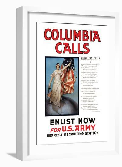 Columbia Calls-Vincent Aderente-Framed Art Print