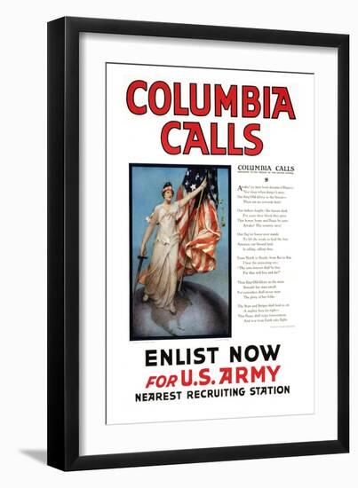 Columbia Calls-Vincent Aderente-Framed Art Print