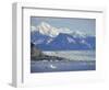 Columbia Glacier, Chugach Mountains, Alaksa, USA-Anthony Waltham-Framed Photographic Print