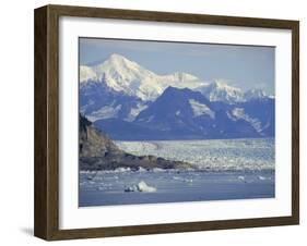 Columbia Glacier, Chugach Mountains, Alaksa, USA-Anthony Waltham-Framed Photographic Print