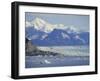 Columbia Glacier, Chugach Mountains, Alaksa, USA-Anthony Waltham-Framed Photographic Print