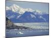 Columbia Glacier, Chugach Mountains, Alaksa, USA-Anthony Waltham-Mounted Photographic Print