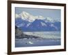 Columbia Glacier, Chugach Mountains, Alaksa, USA-Anthony Waltham-Framed Photographic Print