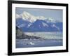 Columbia Glacier, Chugach Mountains, Alaksa, USA-Anthony Waltham-Framed Photographic Print