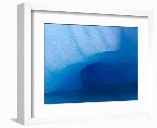 Columbia Glacier Iceberg, Columbia Bay, Prince William Sound, Alaska, USA-Hugh Rose-Framed Photographic Print