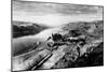 Columbia Gorge View Photograph - Columbia River, OR-Lantern Press-Mounted Art Print